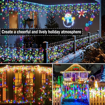 Christmas LED 8 Modes Curtain Fairy String Light For Wedding Party