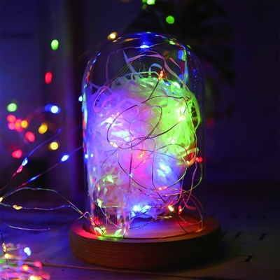 UL588 Multi Colored Led Fairy Lights Copper Wire 10m For Wedding Centerpiece Decoration