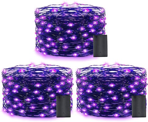 Outside Battery Copper Wire Lights 10M CR2032 Firefly Led Garden Lights